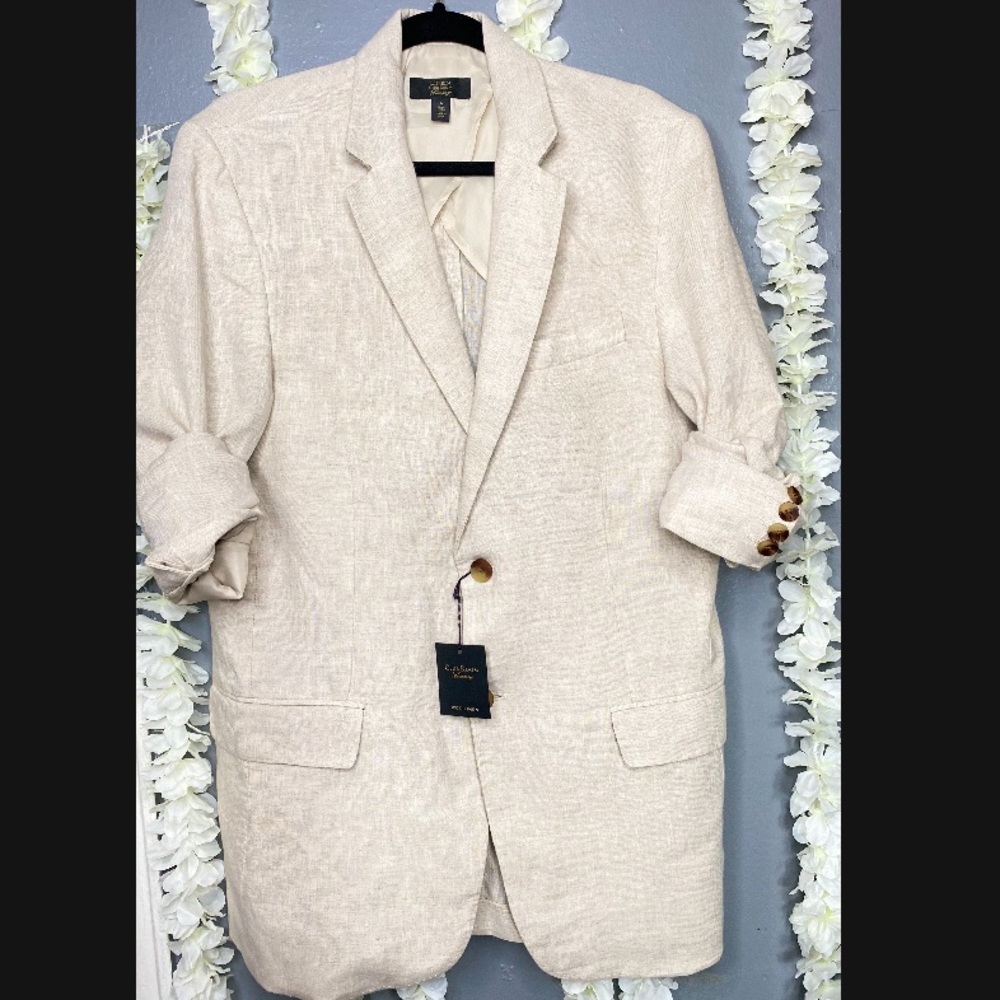 Men’s Luxury Linen Club Room blazer